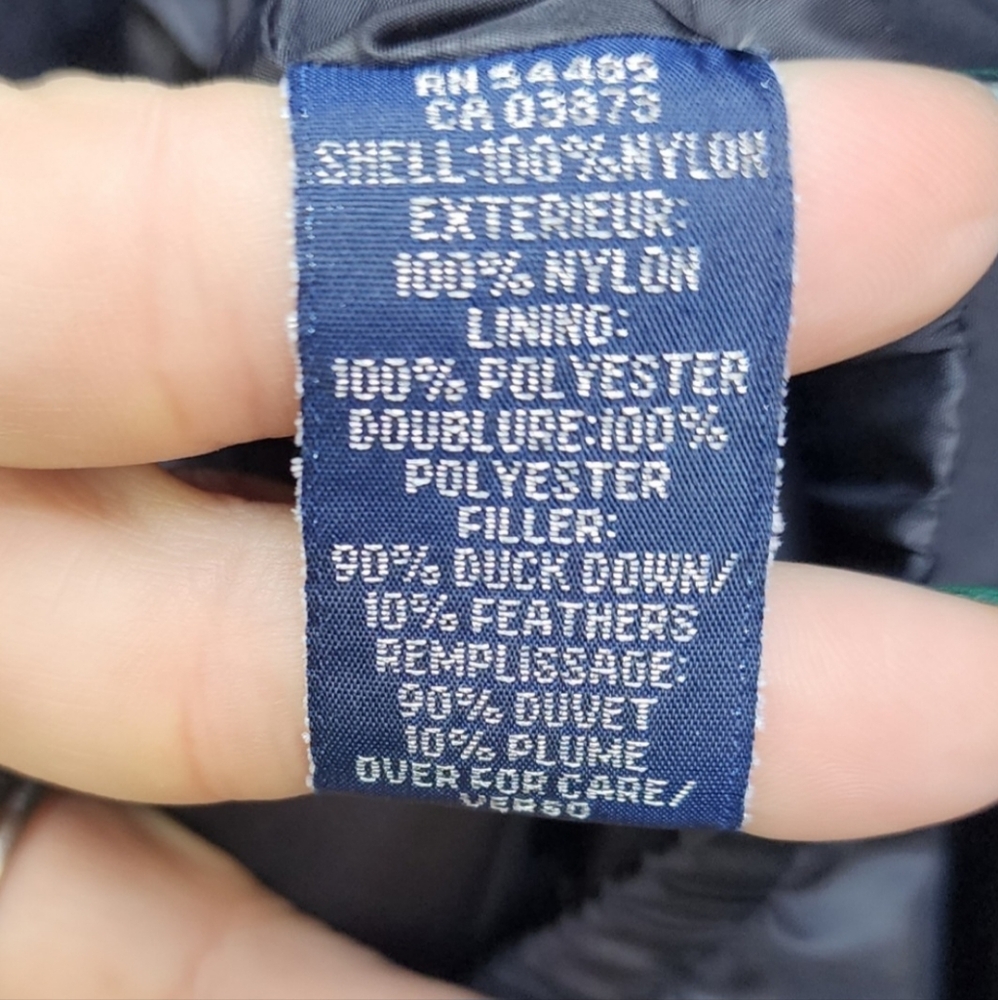 American Eagle Black Duck Down Puffer Coat Sz Medium - Picture 10 of 12